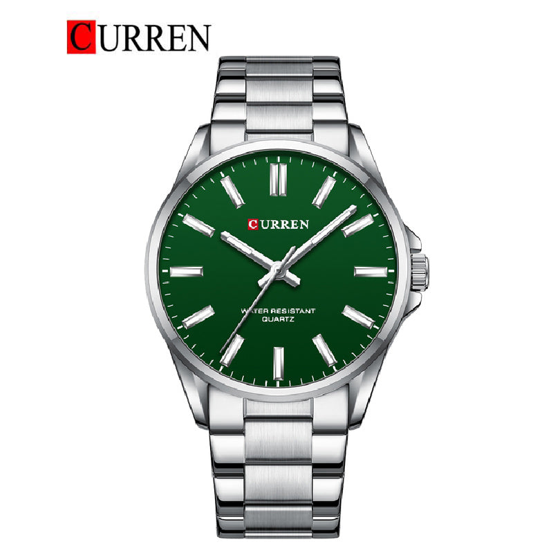 CURREN Original Brand Stainless Steel Band Wrist Watch For Men With Br